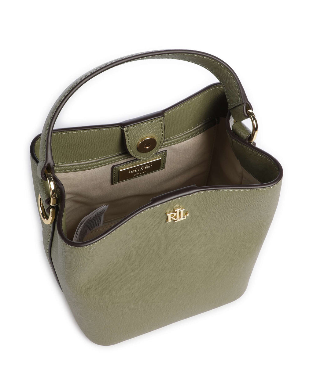 Lauren Ralph Lauren Reese Small Bucket bag sage green