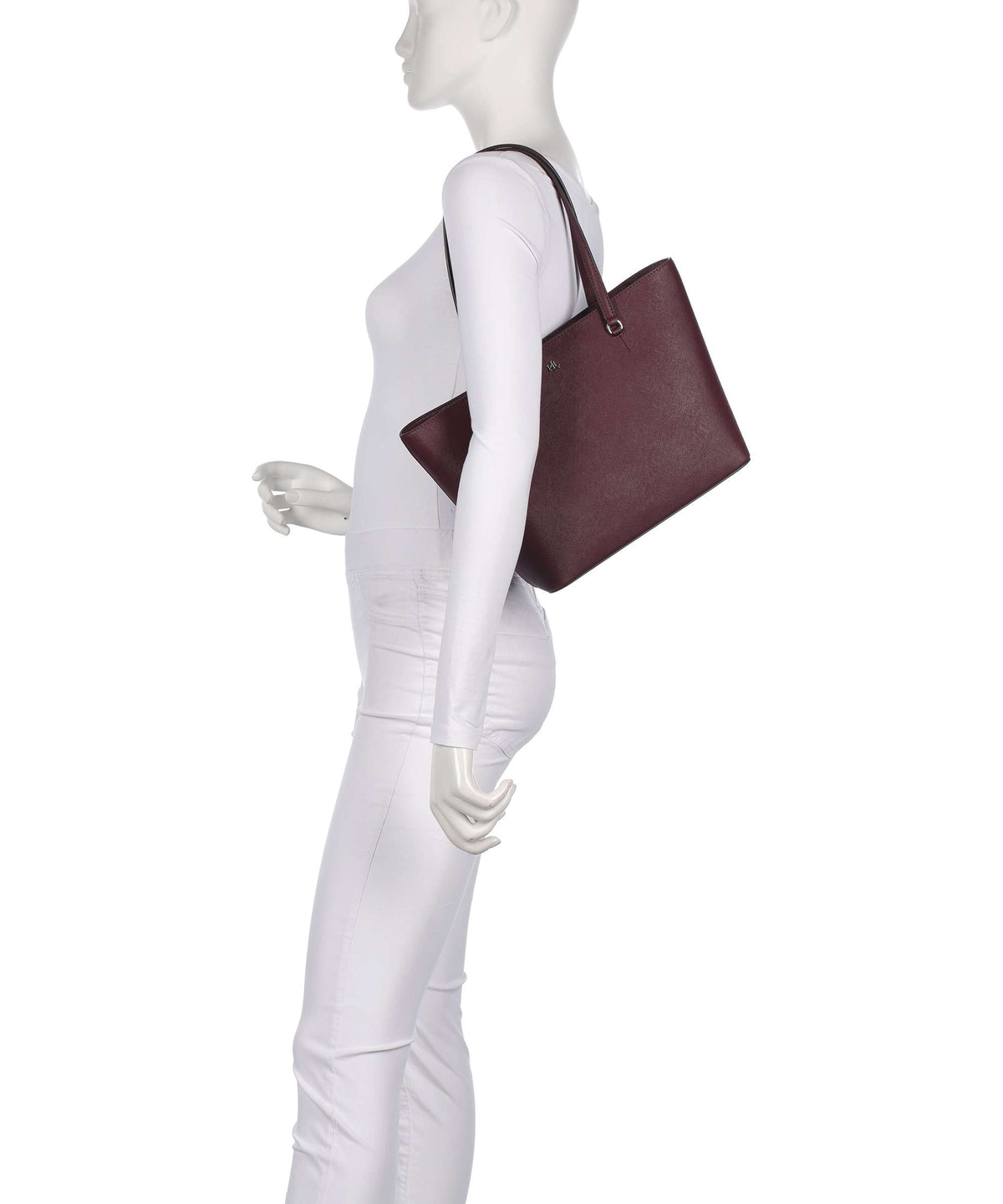 Lauren Ralph Lauren Karly Medium Tote bag dark garnet