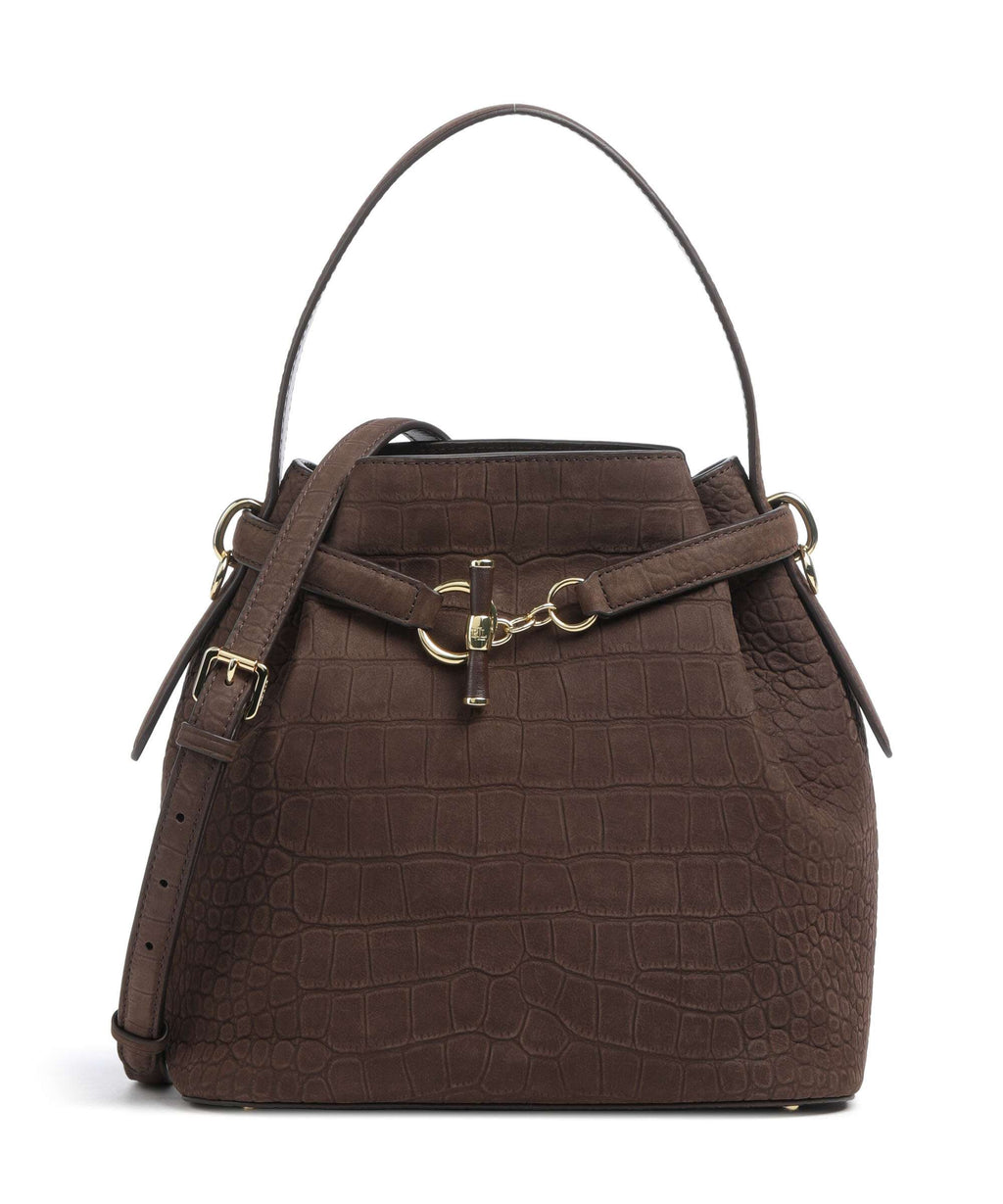 Lauren Ralph Lauren Blaike Medium Bucket bag chestnut brown