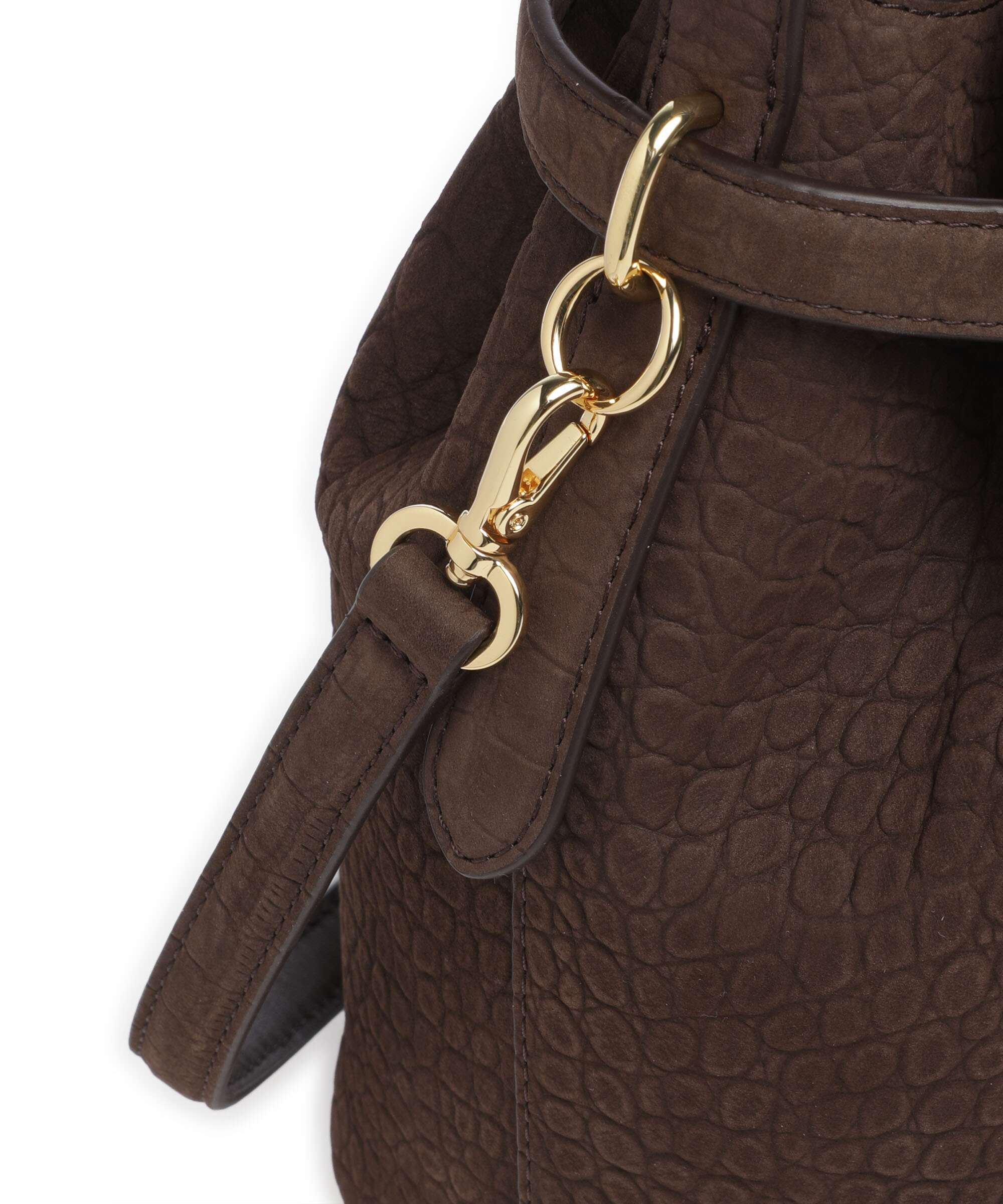 Lauren Ralph Lauren Blaike Medium Bucket bag chestnut brown