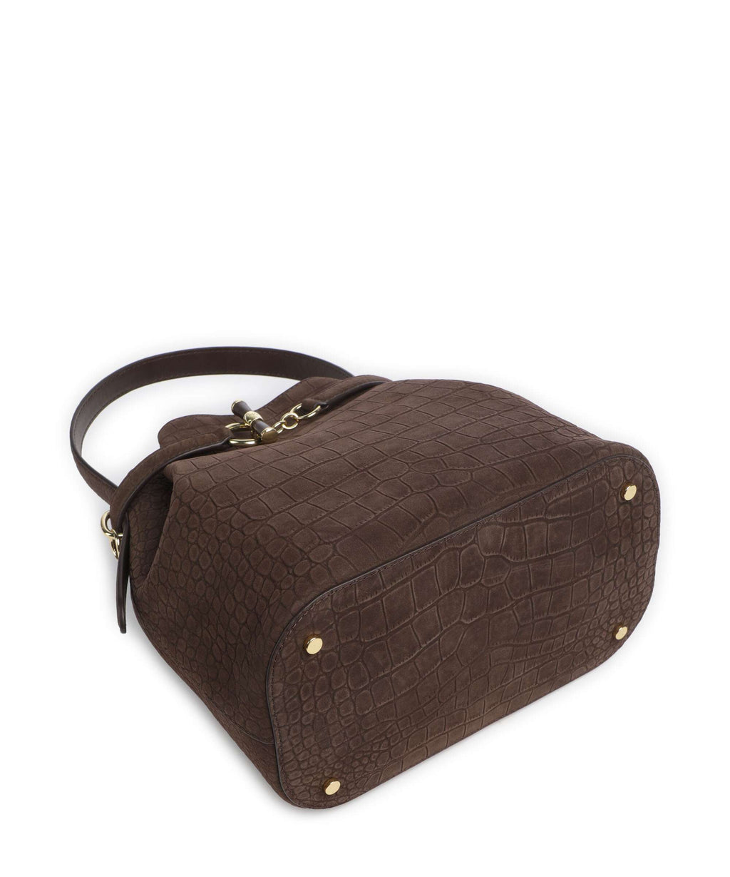 Lauren Ralph Lauren Blaike Medium Bucket bag chestnut brown