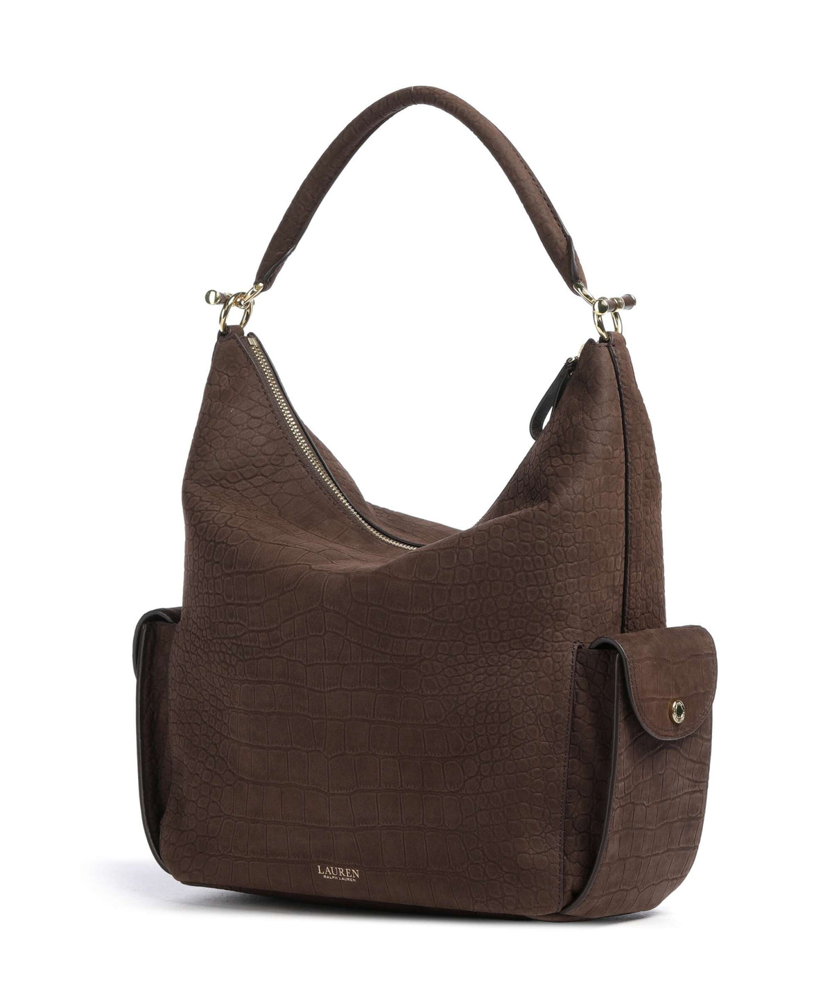 Lauren Ralph Lauren Blaike Large Hobo bag chestnut brown