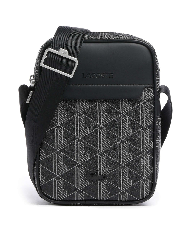Lacoste The Blend Crossbody bag monogram noir/gris