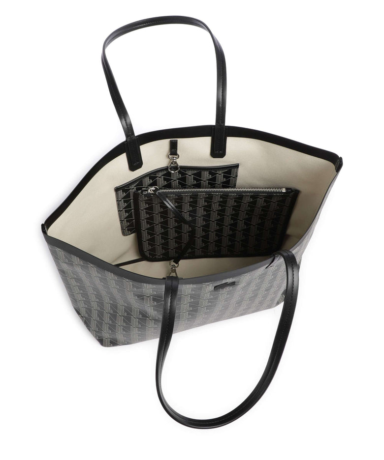 Lacoste Zely Tote bag mono noir/beige
