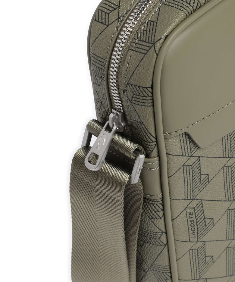 Lacoste The Blend Crossbody bag mono kaki/noir