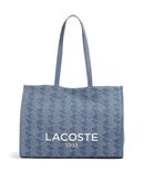 Lacoste Heritage Jacquard bolsa shopper denim