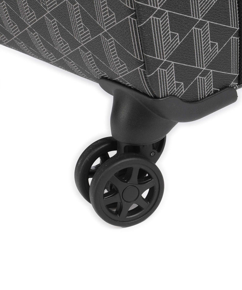 Lacoste The Blend Spinner (4 wheels) monogram noir/gris