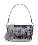 Lacoste Holiday Bolsa tiracolo shiny dark silver