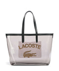 Lacoste Anna Tote bag transparent noir ermine