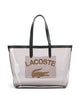 Lacoste Anna bolsa shopper transparent noir ermine