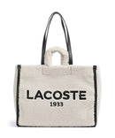 Lacoste Heritage bolsa shopper natural/noir