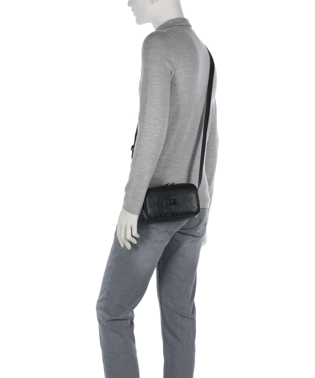 Lacoste Nomogramme Crossbody bag noir