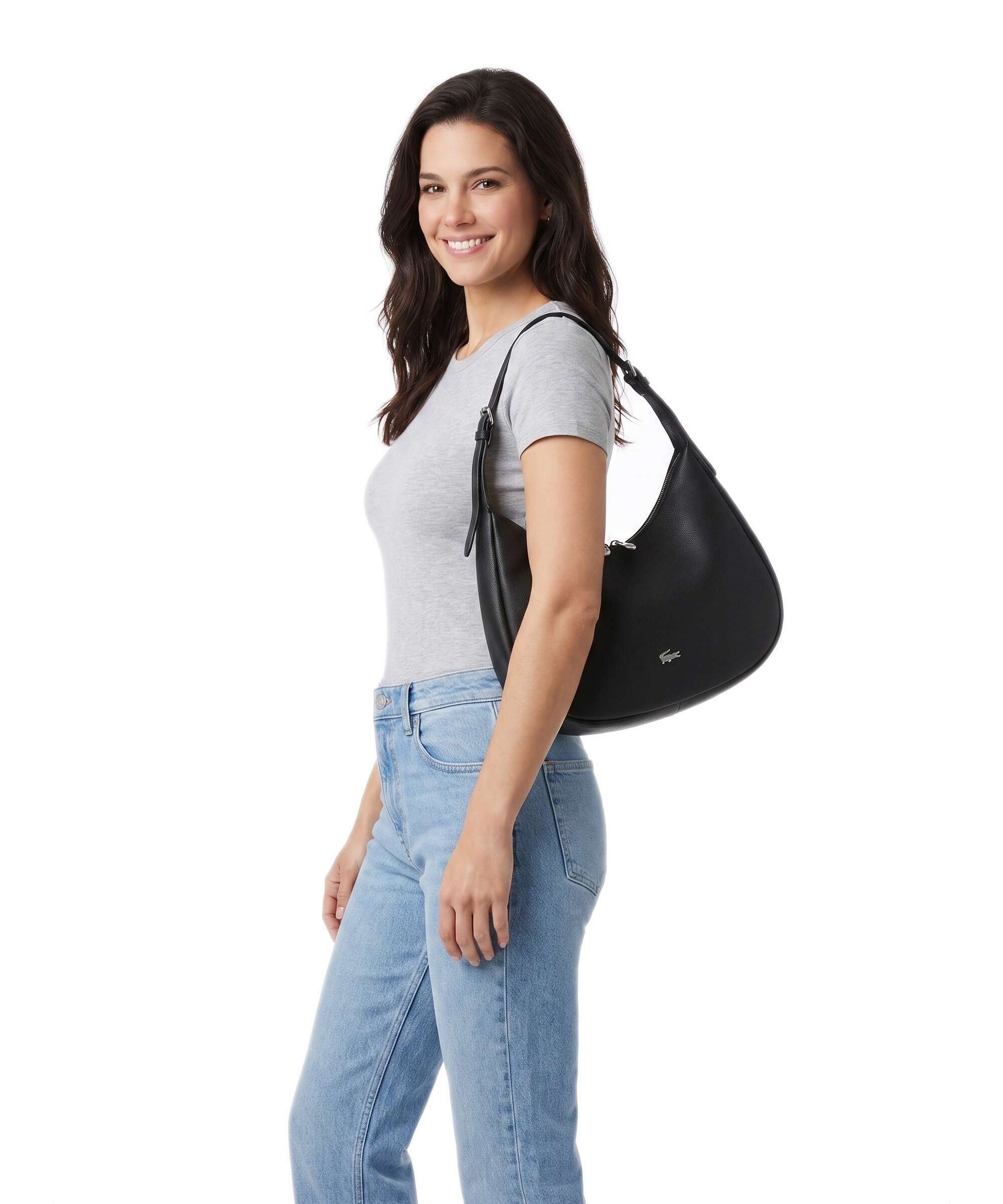 Lacoste Authentic Hobo bag noir