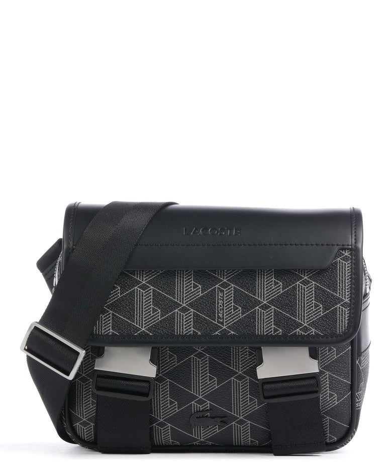 Lacoste The Blend Crossbody bag monogram noir/gris