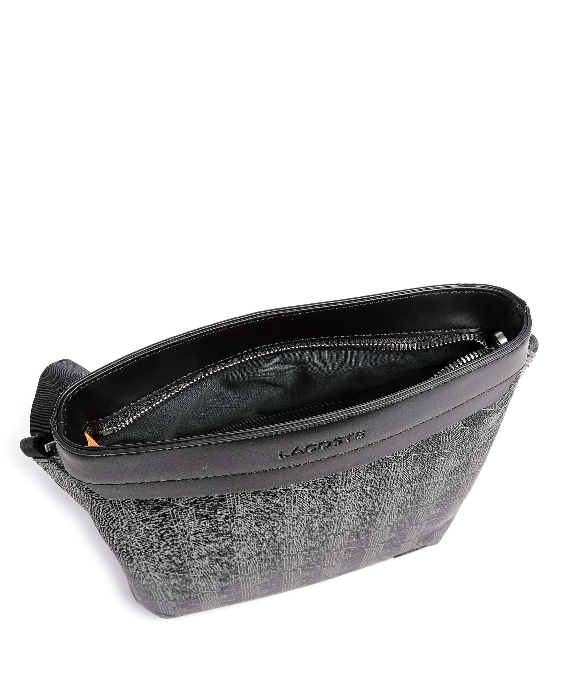 Lacoste The Blend Crossbody bag monogram noir/gris