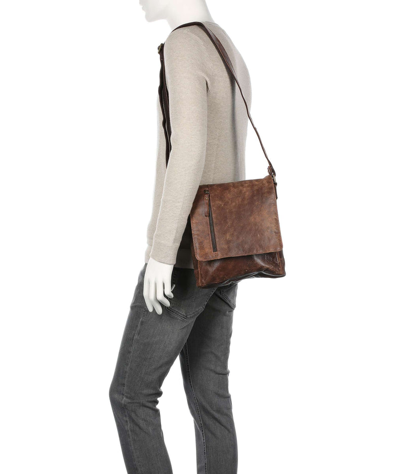 Harold's Crunchy M Crossbody bag braun