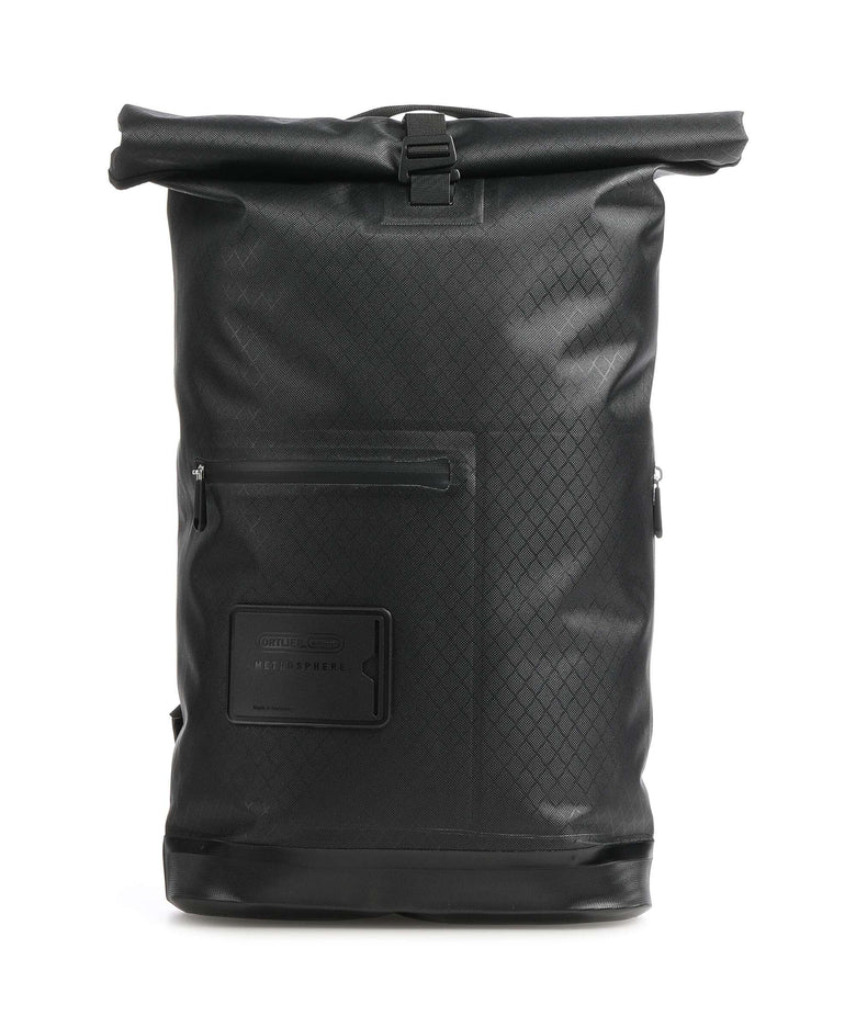 Ortlieb Metrosphere 21 Rolltop backpack black embossed