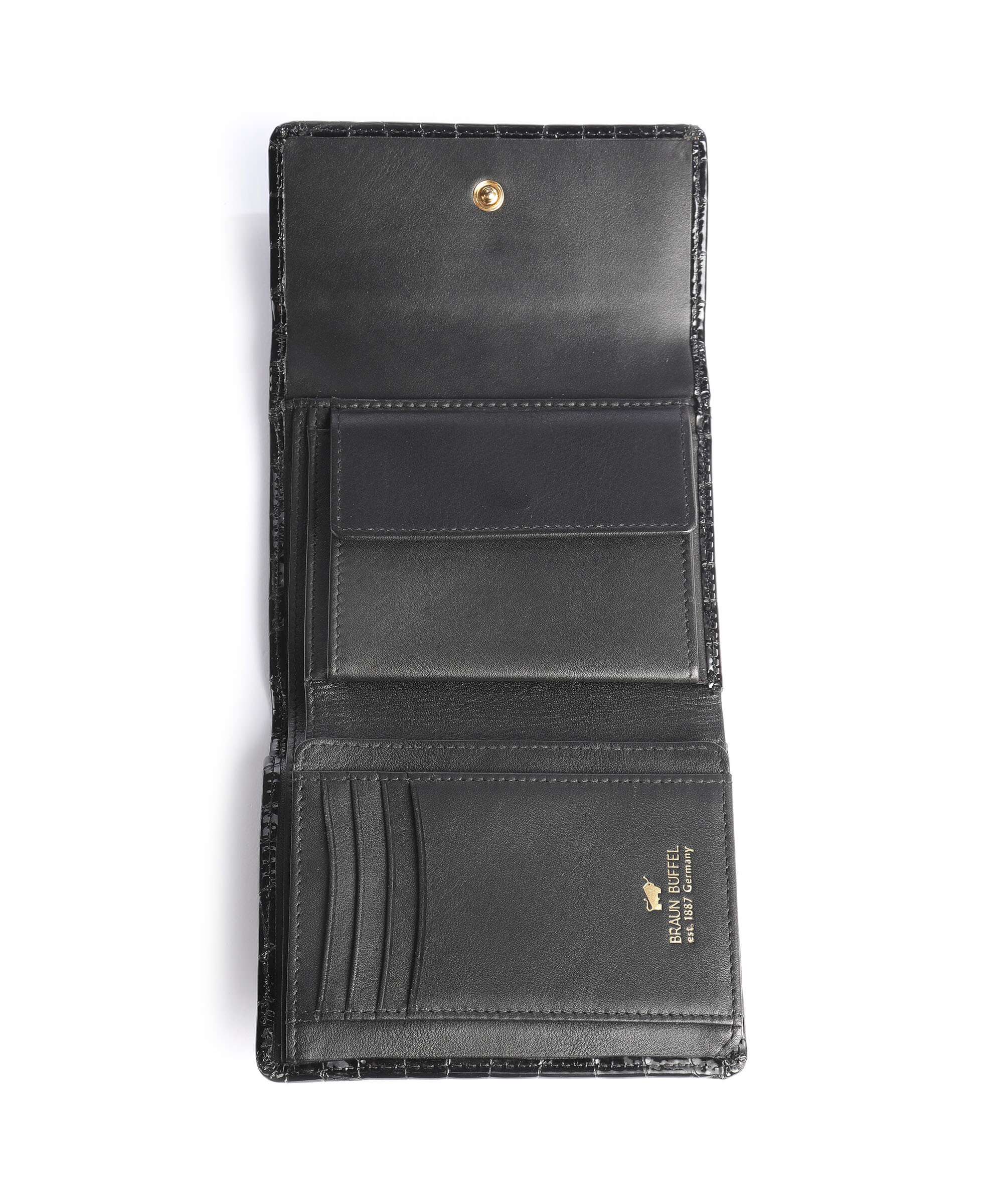 Braun Büffel Verona M Wallet schwarz