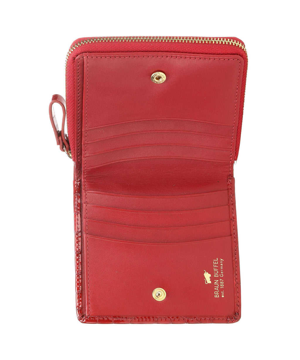 Braun Büffel Verona Wallet rot