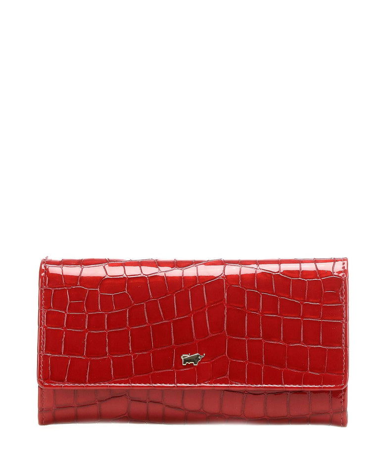 Braun Büffel Verona L Wallet rot