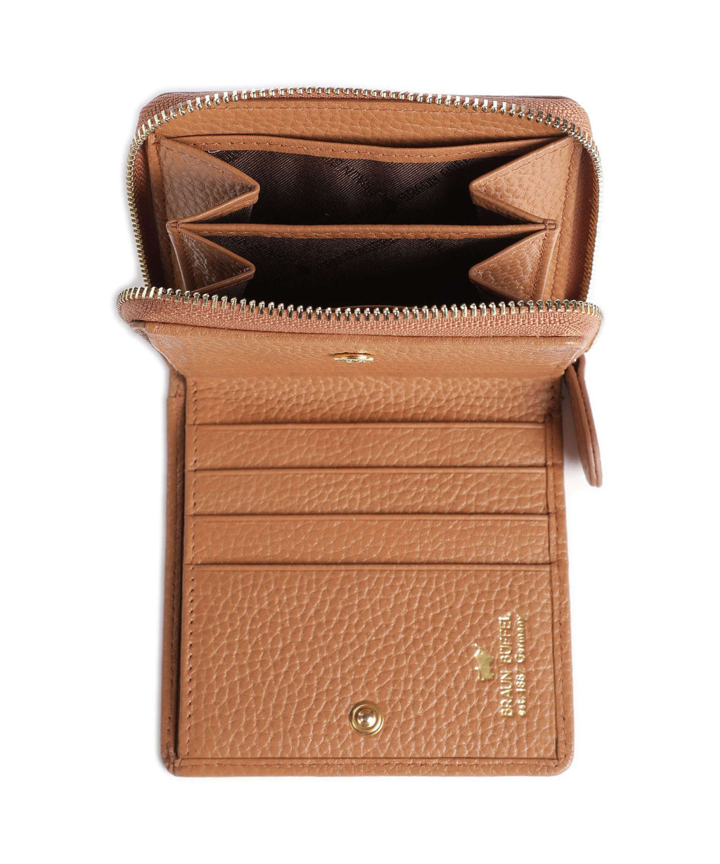 Braun Büffel Asti Wallet cognac