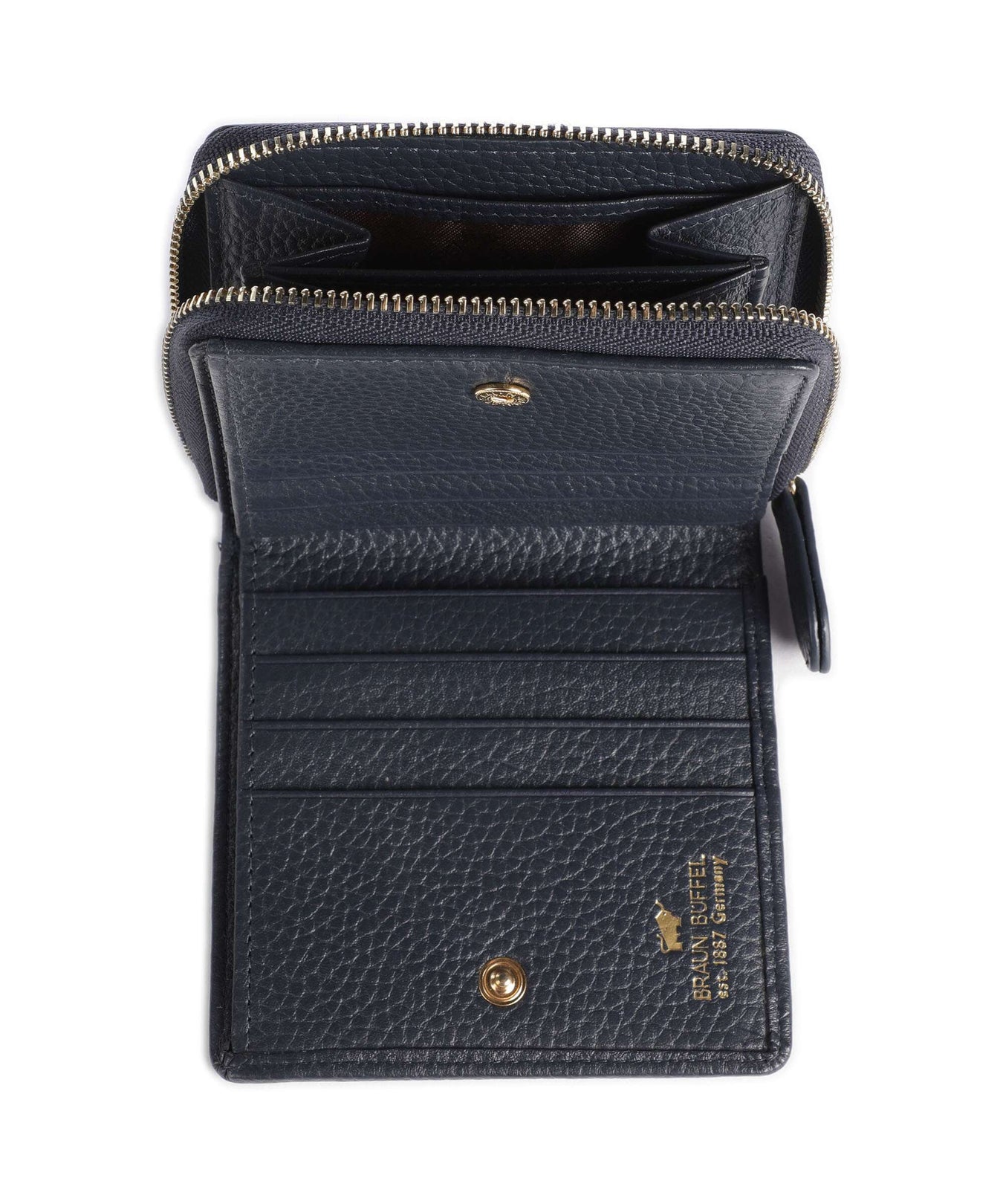 Braun Büffel Asti RFID Wallet navy