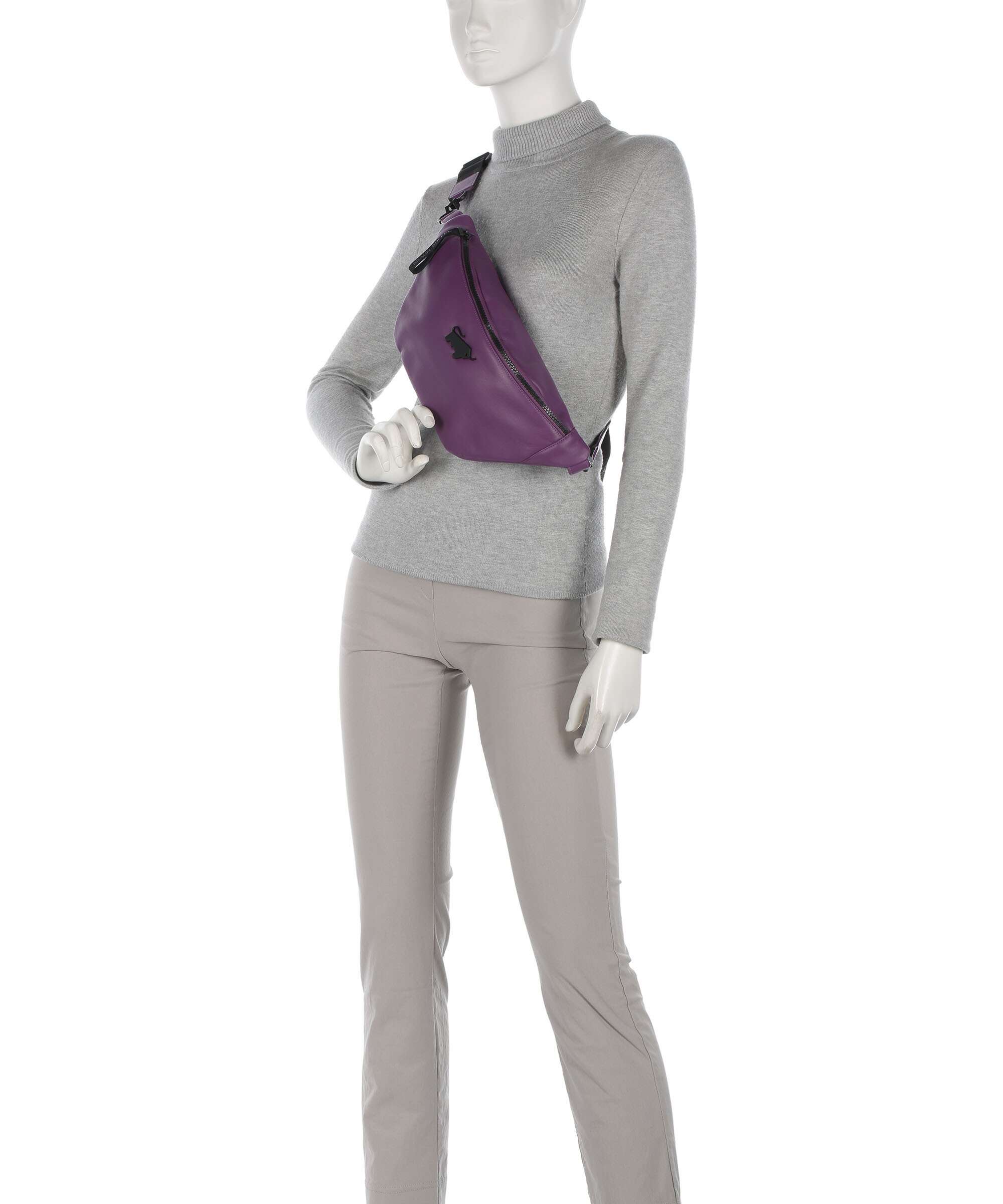 Braun Büffel Capri Fanny pack viola