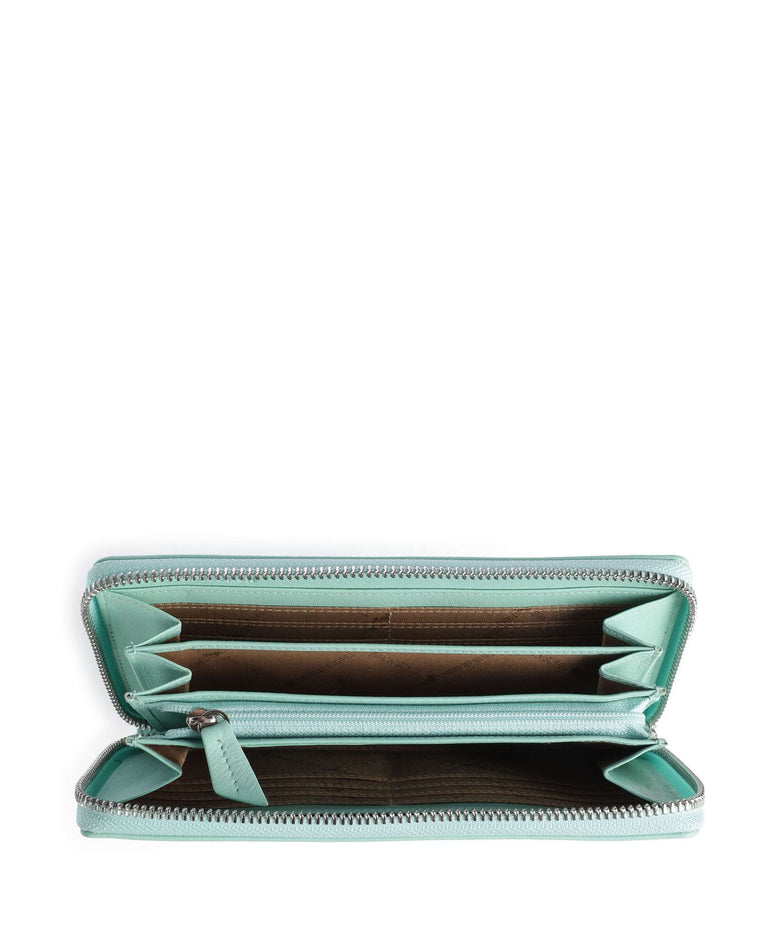 Braun Büffel Joy Wallet aquamarin