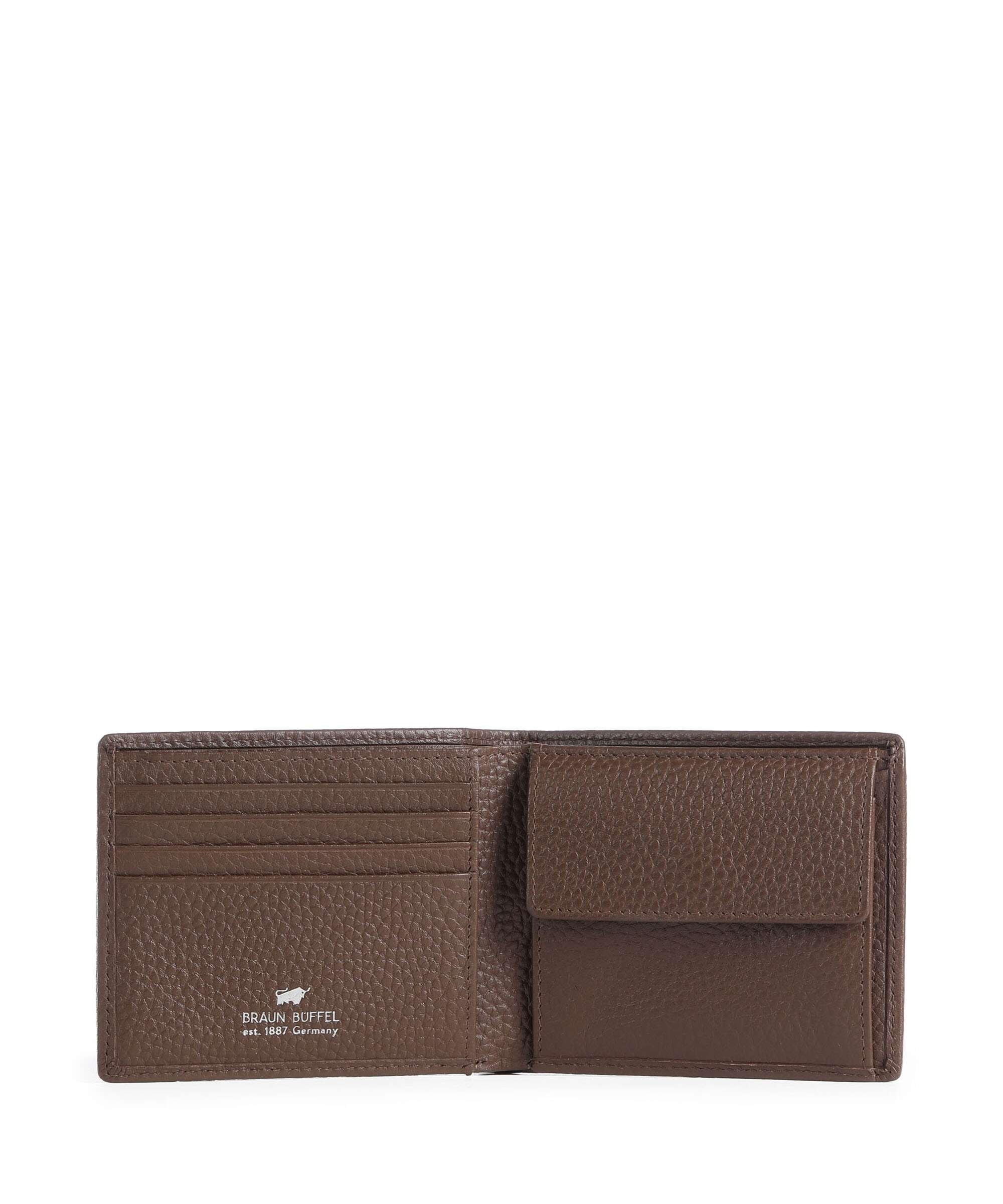 Braun Büffel Theo Wallet nut