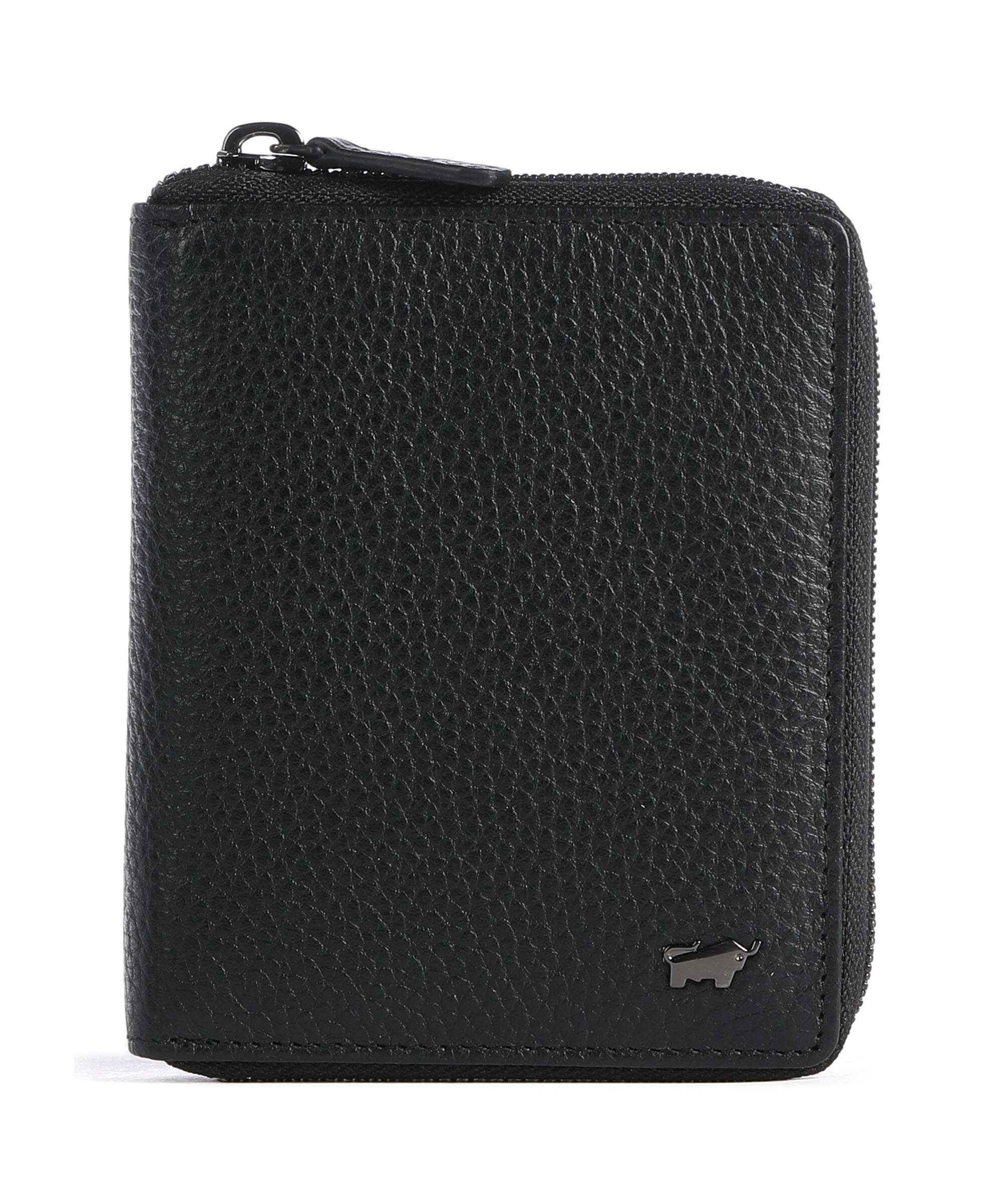 Braun Büffel Theo Wallet schwarz