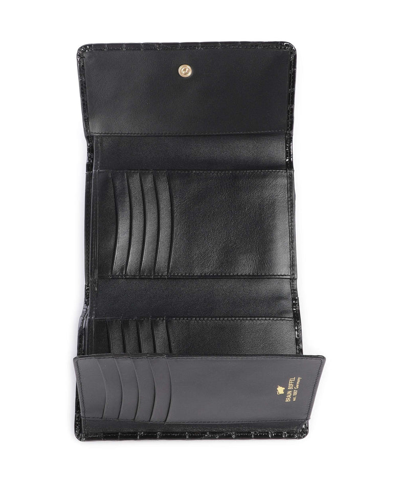 Braun Büffel Verona Wallet schwarz