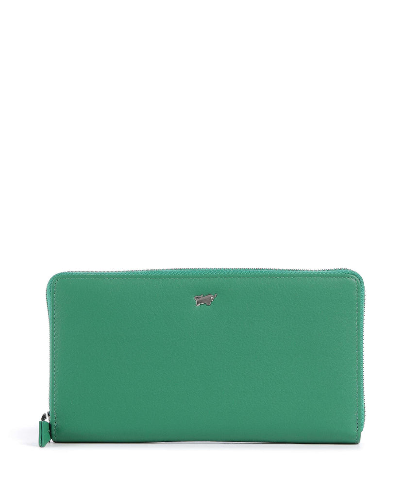 Braun Büffel Joy Wallet fern green