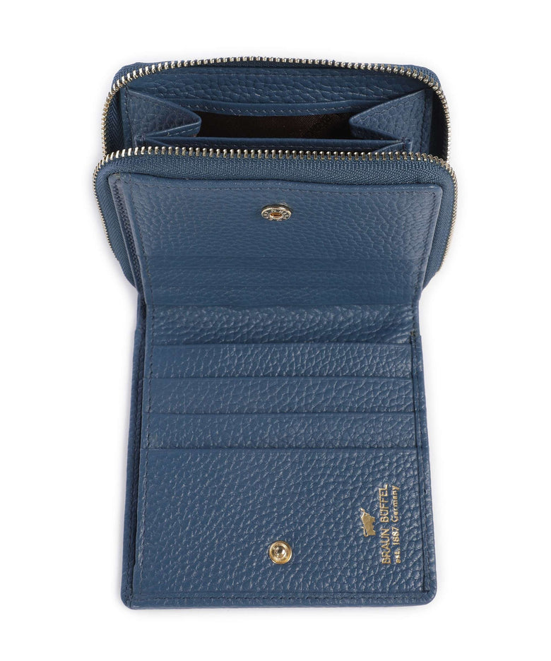 Braun Büffel Asti Wallet dawn blue