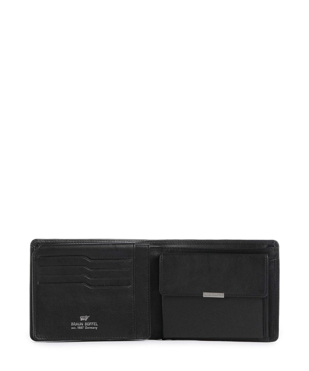 Braun Büffel Golf Wallet schwarz
