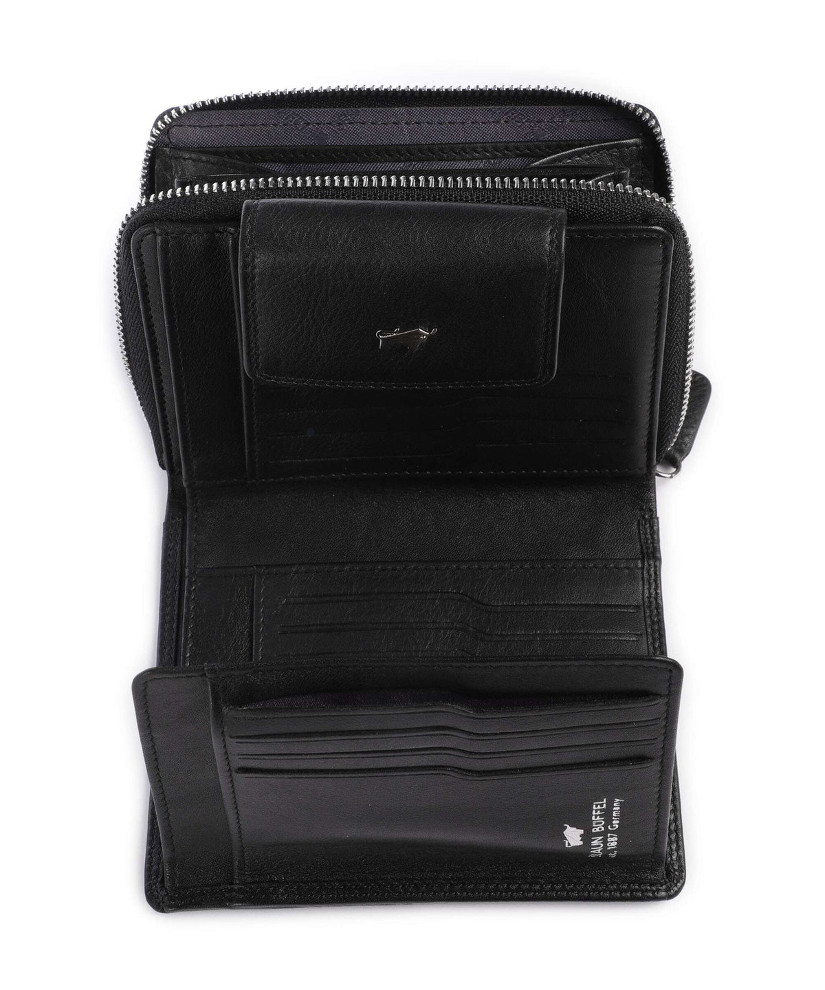 Braun Büffel Golf Wallet schwarz