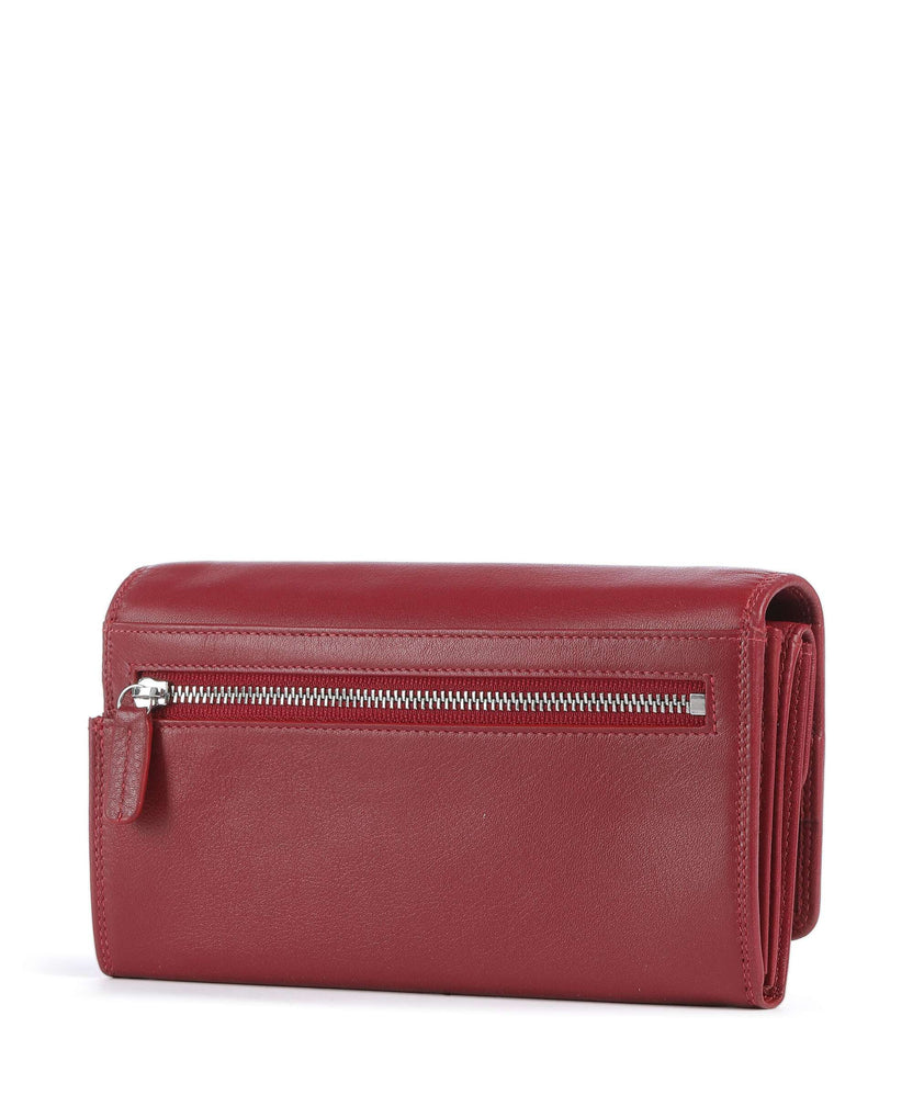 Braun Büffel Golf RFID Wallet rot