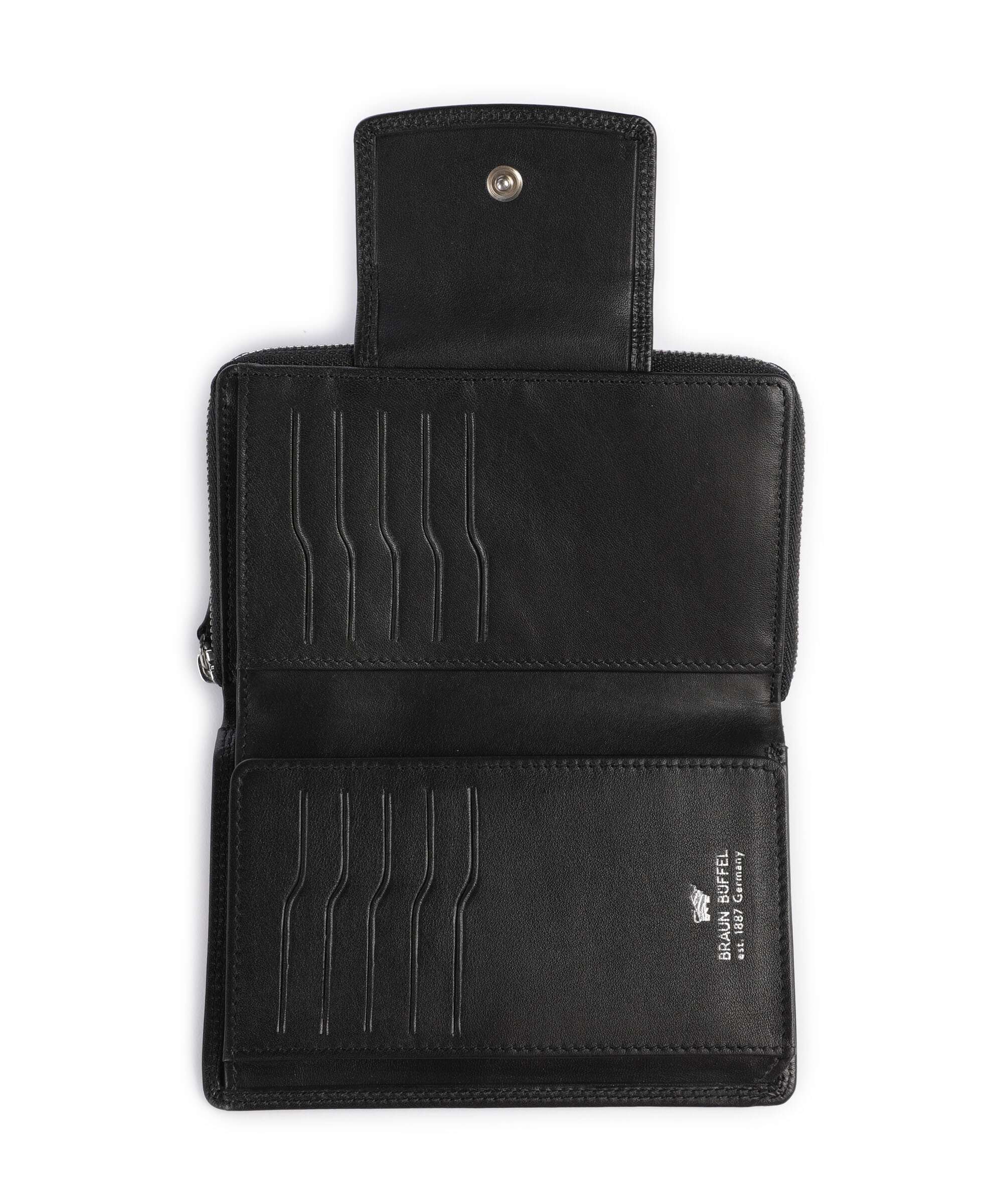 Braun Büffel Golf Wallet schwarz