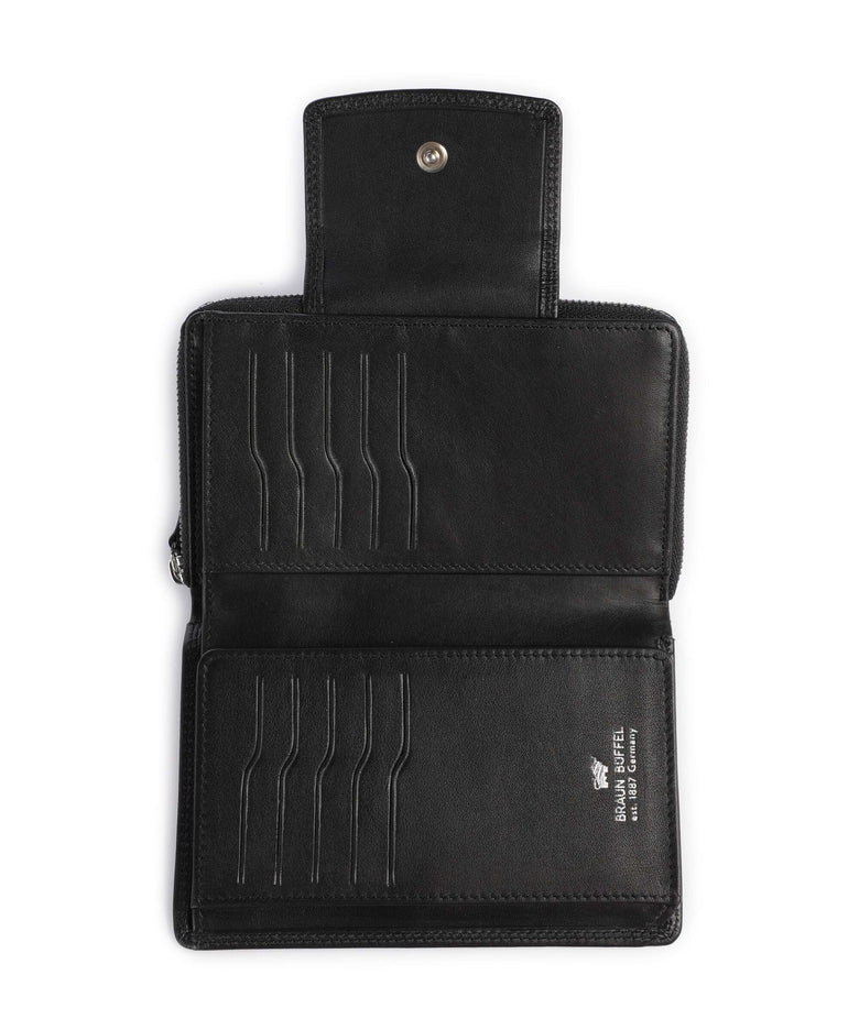 Braun Büffel Golf Wallet schwarz