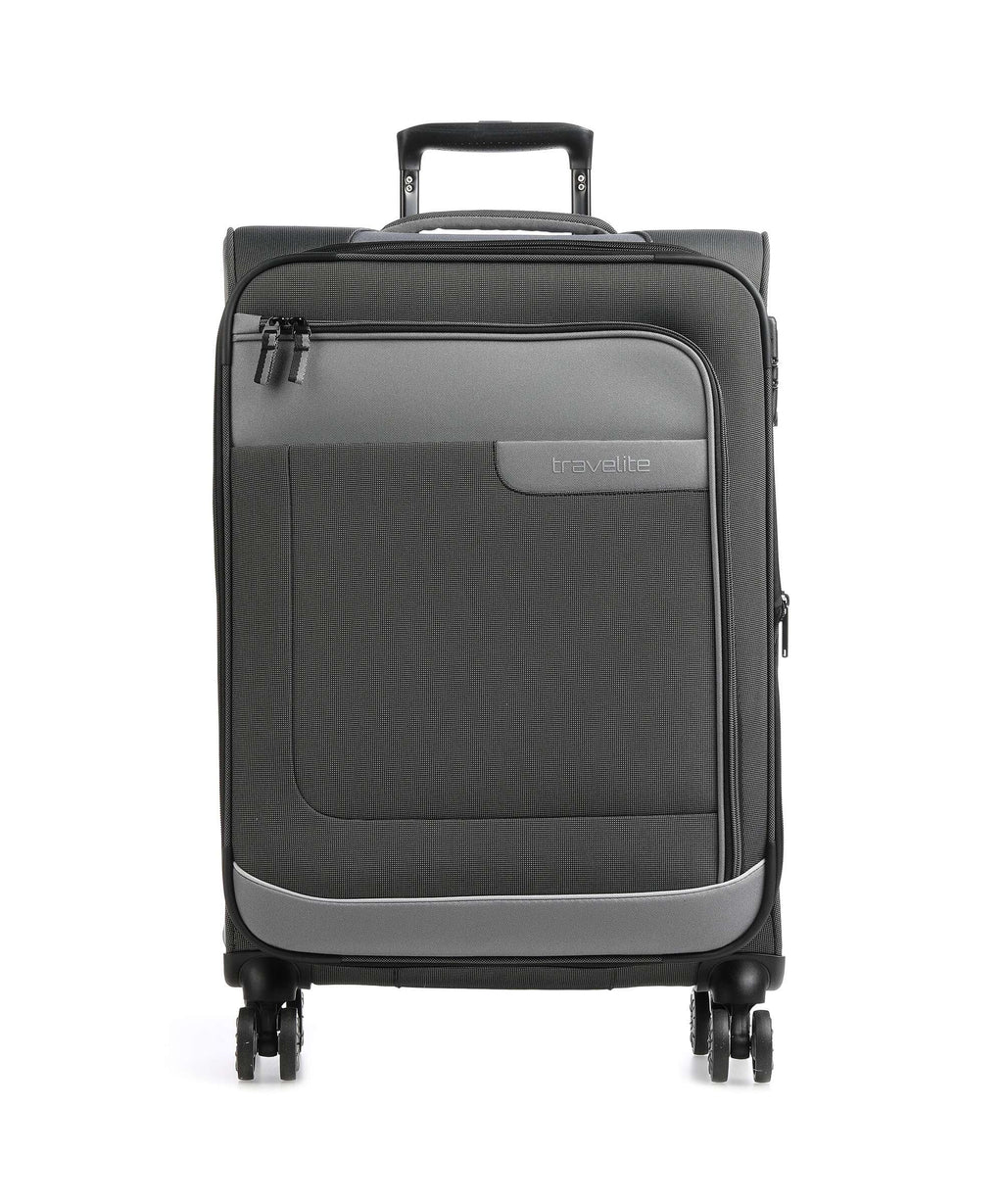 Travelite Viia Spinner (4 wheels) schiefer