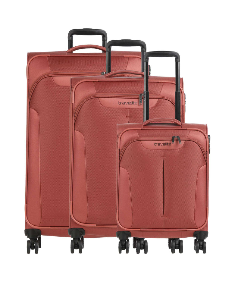 Travelite Croatia Suitcase set (4 wheels) koralle
