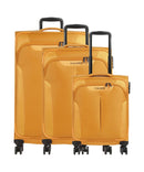 Travelite Croatia Suitcase set (4 wheels) curry