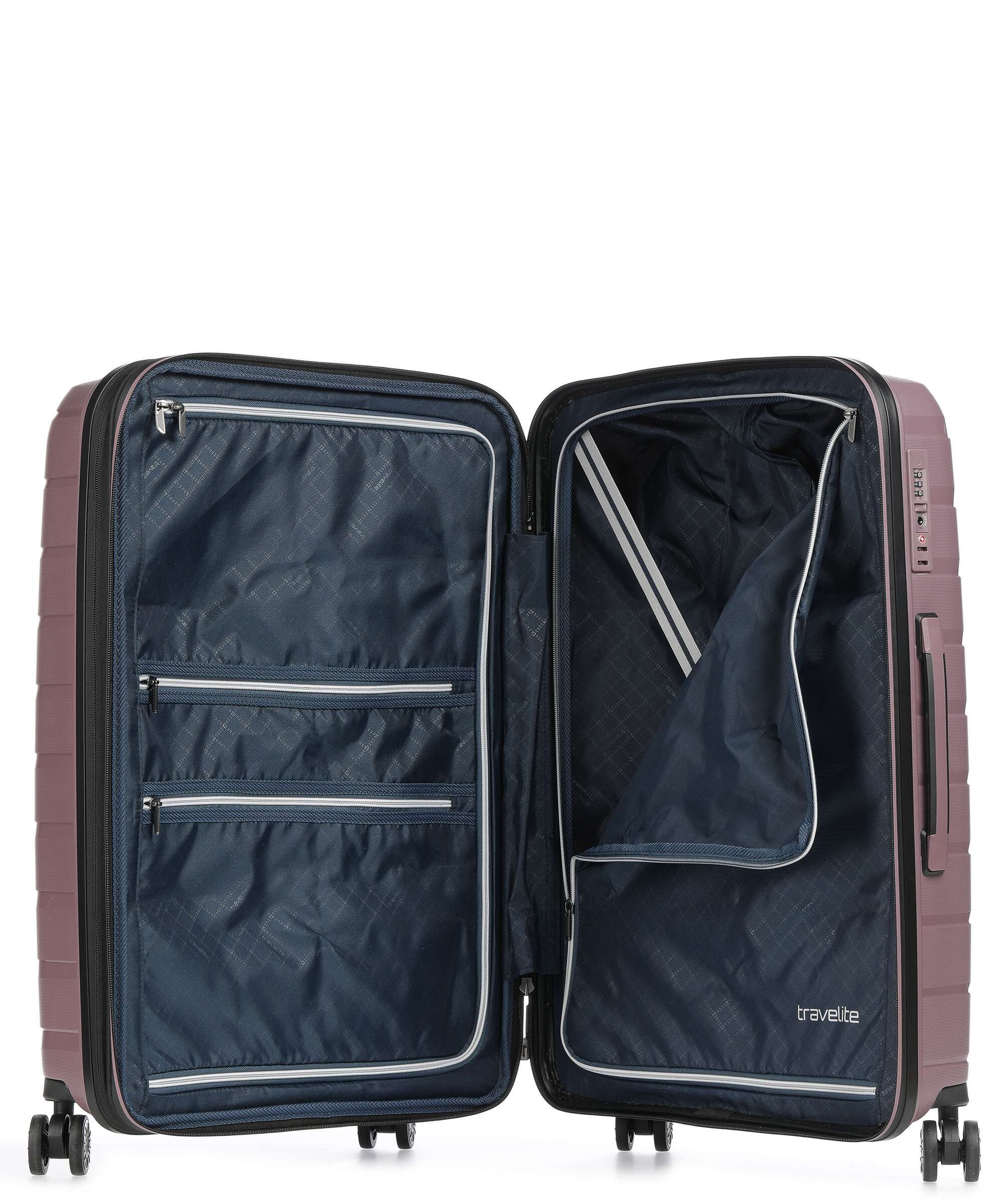 Travelite Air Base Suitcase set (4 wheels) flieder