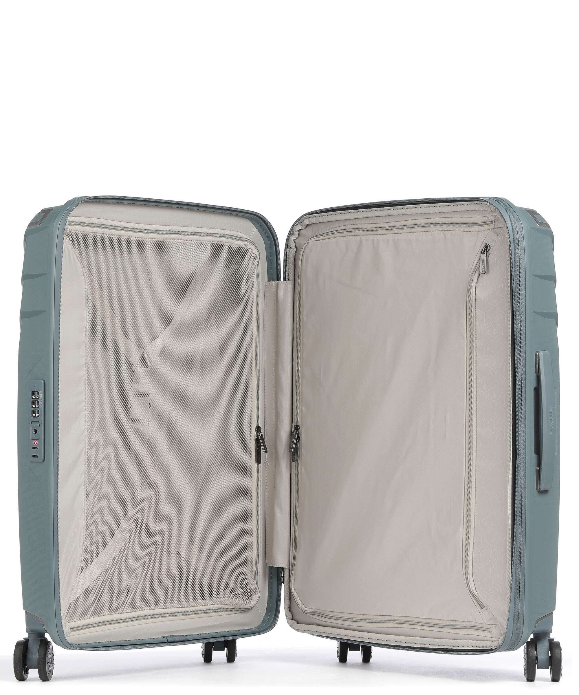 Travelite Elvaa M Spinner (4 wheels) blaugrau