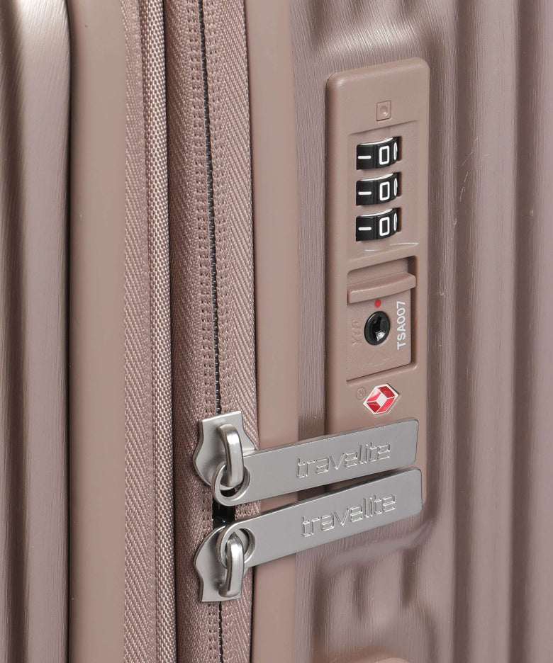 Travelite Paros Suitcase set (4 wheels) cappuccino