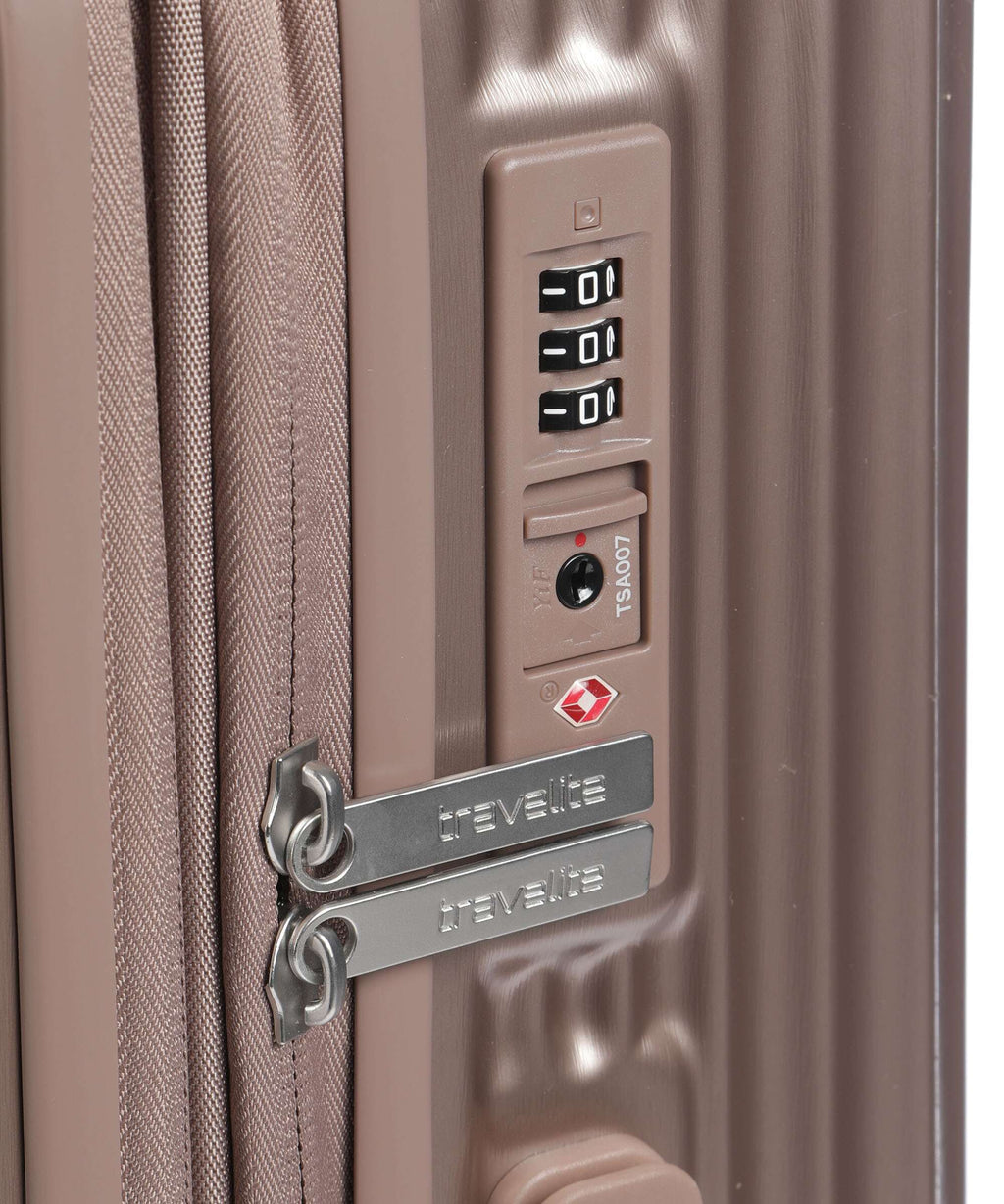 Travelite Paros Spinner (4 wheels) cappuccino