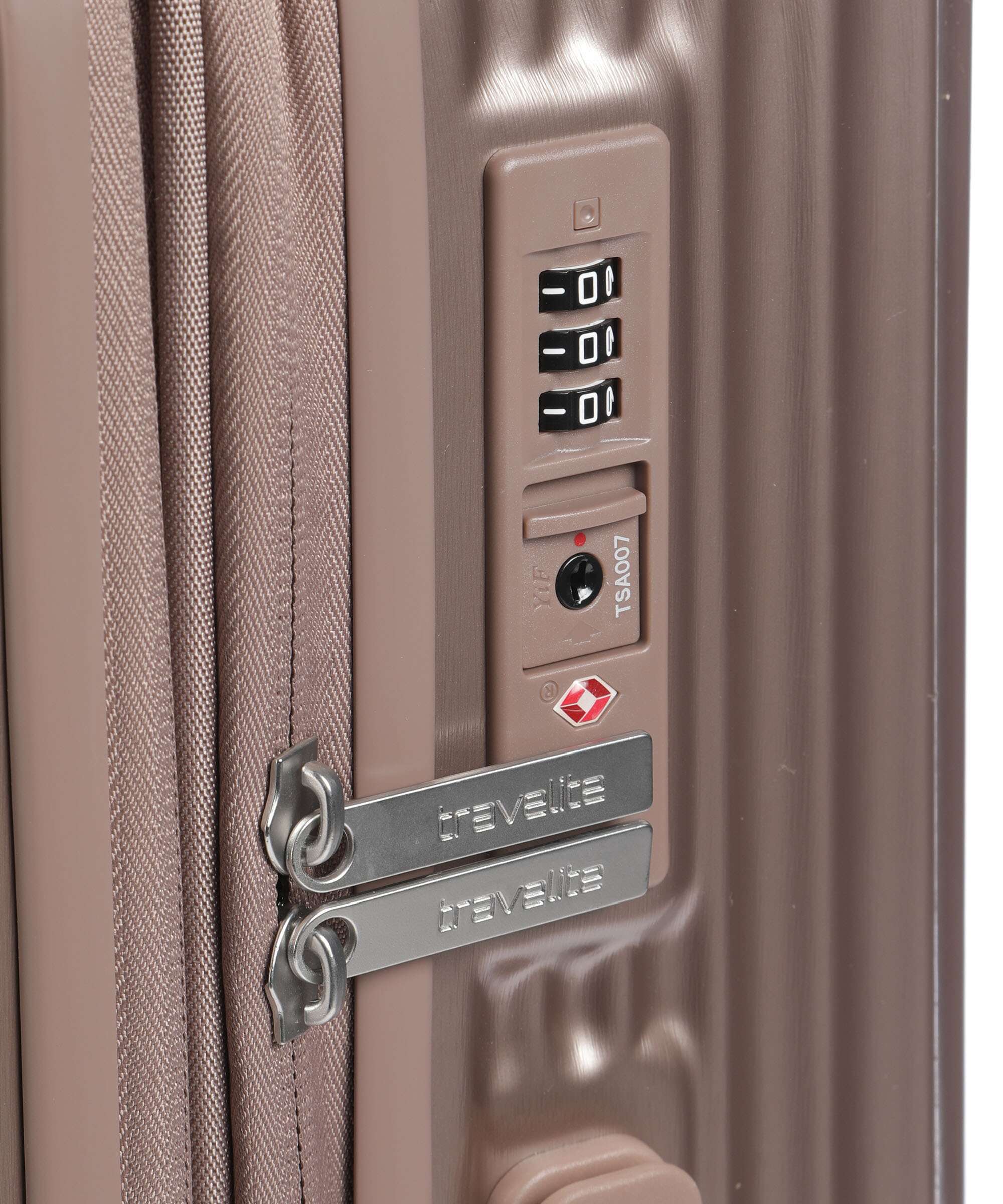 Travelite Paros Spinner (4 wheels) cappuccino