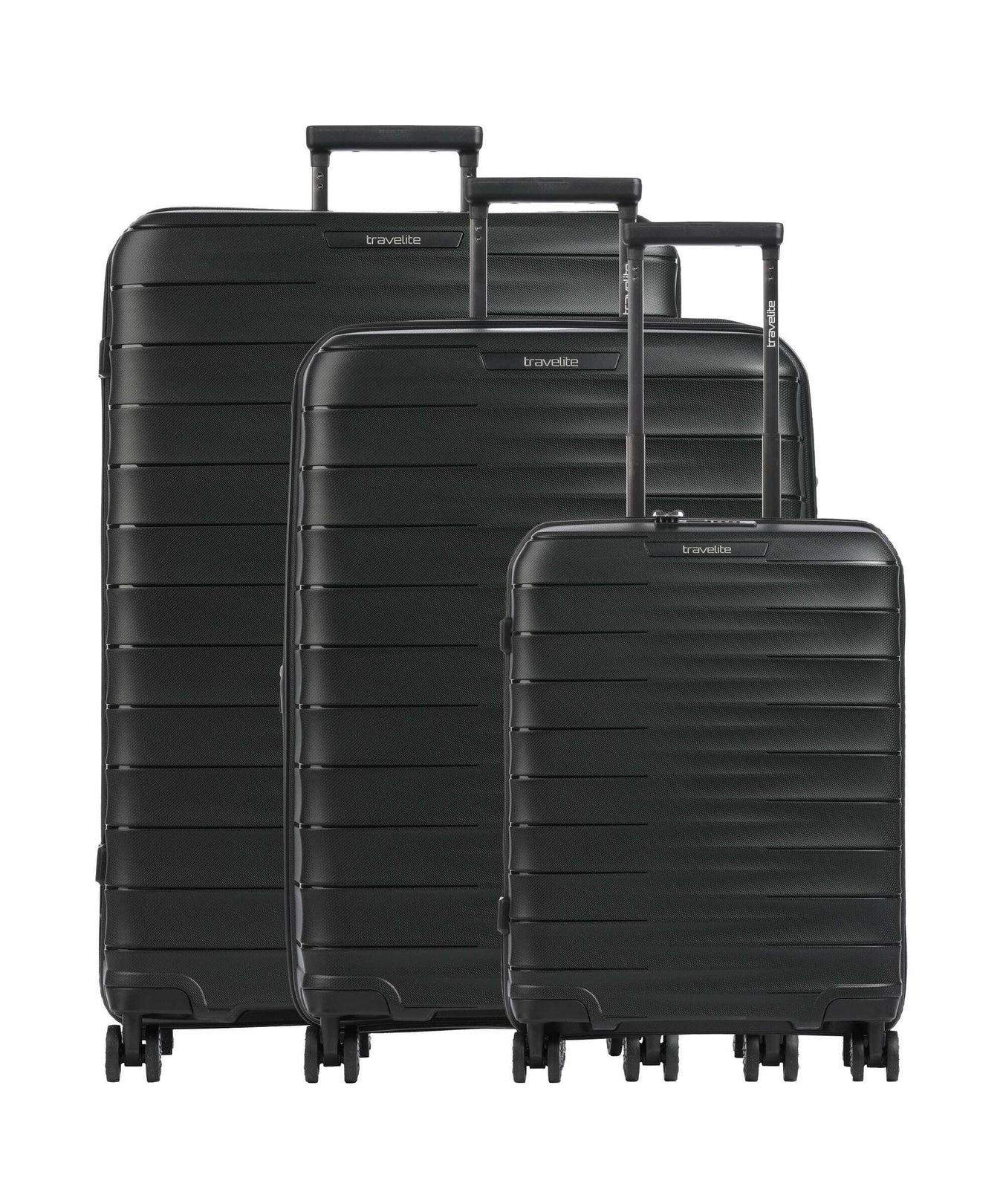 Travelite Mooby Suitcase set (4 wheels) schwarz