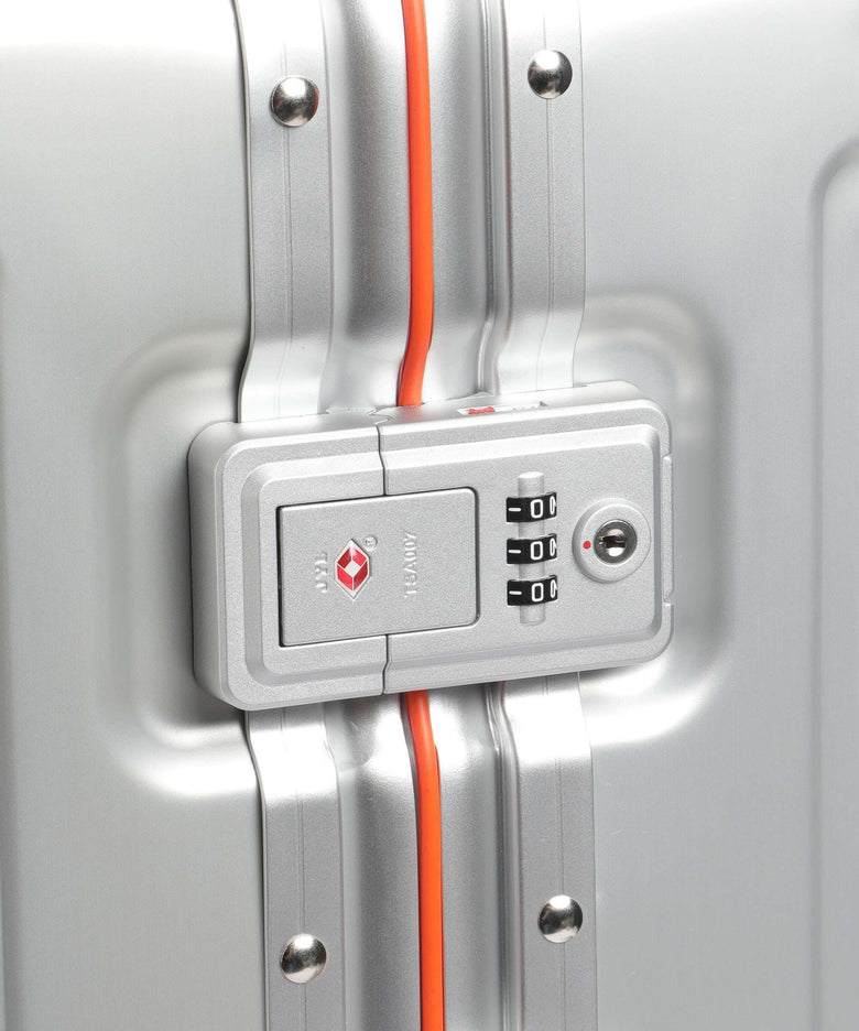 Travelite Next Spinner (4 wheels) silber orange