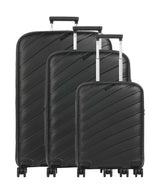 Travelite Burano Conjunto de carrinhos de 4 rodas black