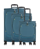 Travelite Umbria Conjunto de carrinhos de 4 rodas petrol